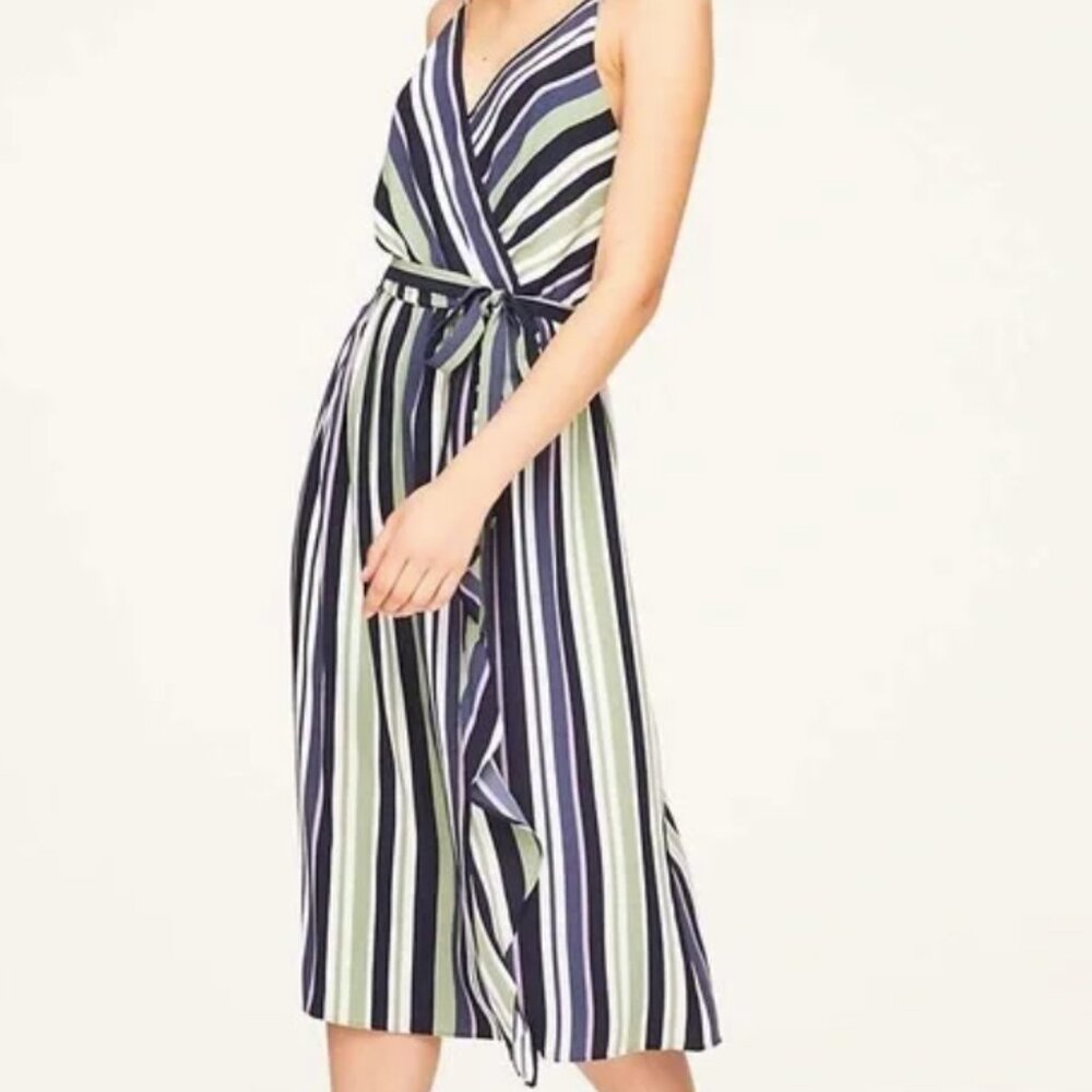 Loft midi dress xsmall petite